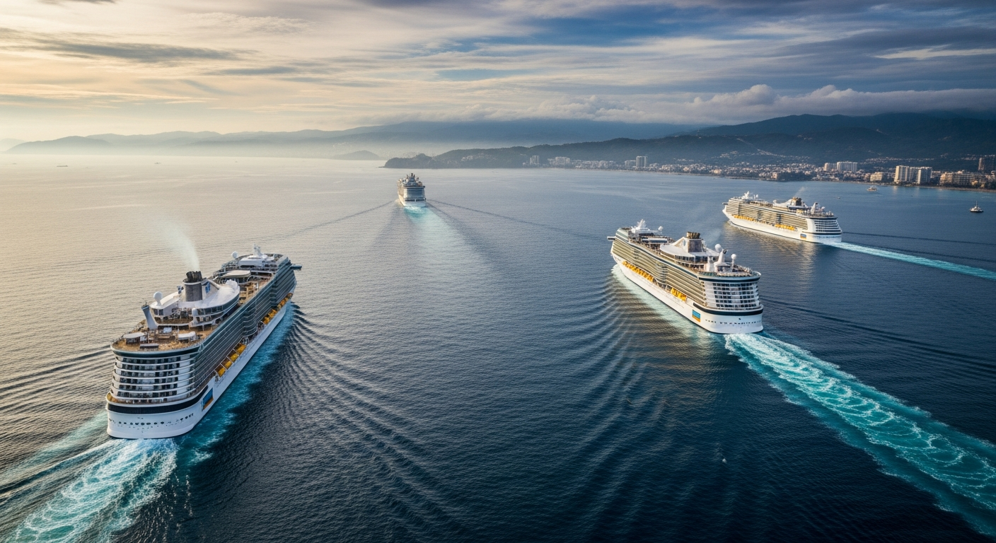 Featured image for: Cruise Ships Flee Puerto Vallarta After Cartel Leader's Death Sparks Retaliation Across Mexico