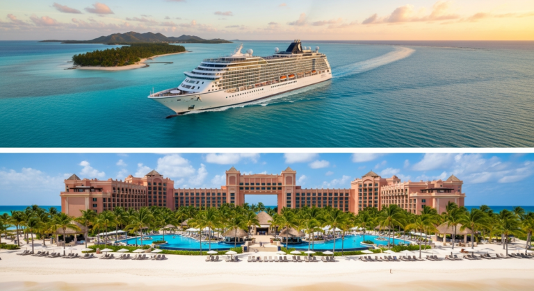 Featured image for: Cruise vs All-Inclusive Resort 2026: Which Is Actually Cheaper? (Calculator)