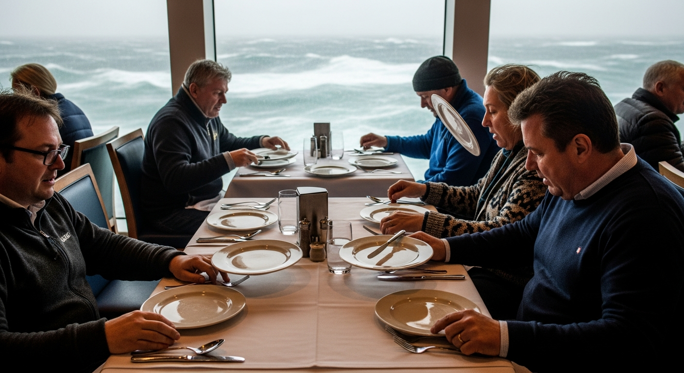 Featured image for: Cyclone Slams Costa Favolosa Off Brazil: Plates Flying, Ship Tilting, Passengers Screaming