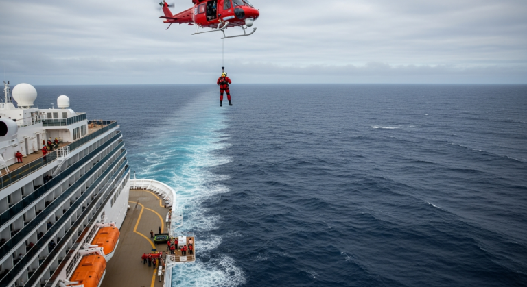Featured image for: Coast Guard Airlifts a 99-Year-Old Man From a Cruise Ship 145 Miles Off the Washington Coast