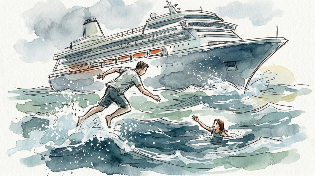 Hero Dad Jumps Into Ocean to Save Daughter Who Fell From Disney Cruise ...