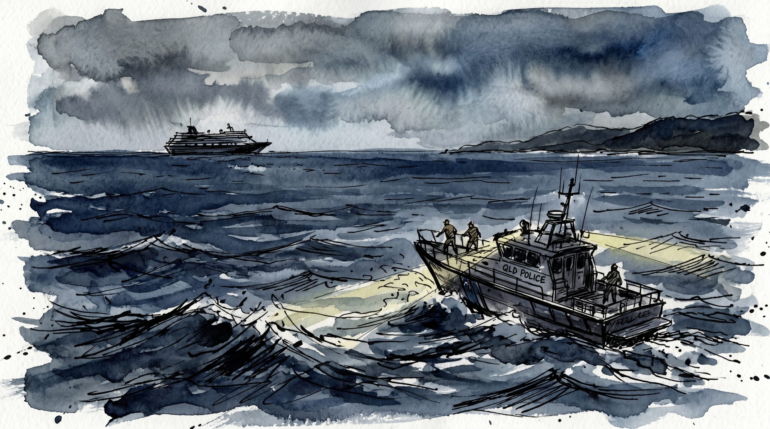 Featured image for: Passenger Overboard Off Queensland: Police Suspend Search