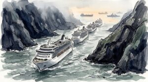 Featured image for: Six Cruise Ships Made a Run Through the Strait of Hormuz