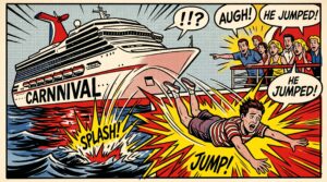 Carnival cruise passenger jumps overboard caribbea