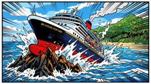 Cruise ship hits reef cast away island 2026