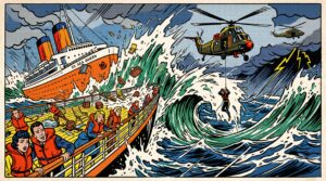 Featured image for: Giant Waves Hit Cruise Ship, Helicopters Scramble to Rescue Passengers