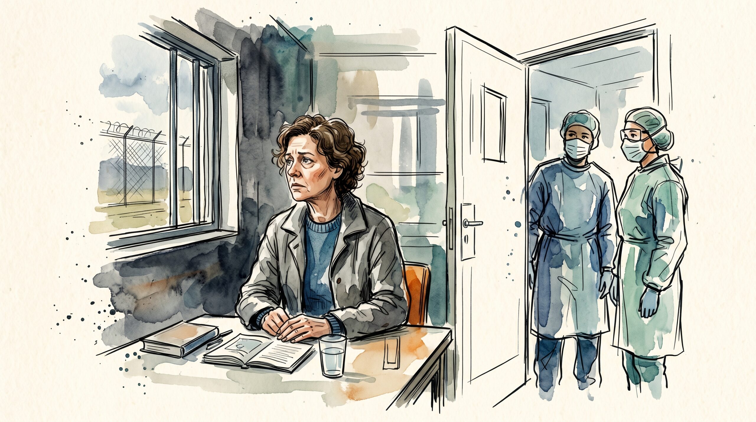 Editorial illustration for: Hantavirus Cruise Victim Forced Into Federal Quarantine in Nebraska
