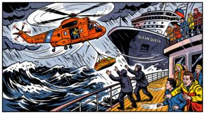 Featured image for: Coast Guard Airlifts Carnival Luminosa Passenger in High-Wind Rescue