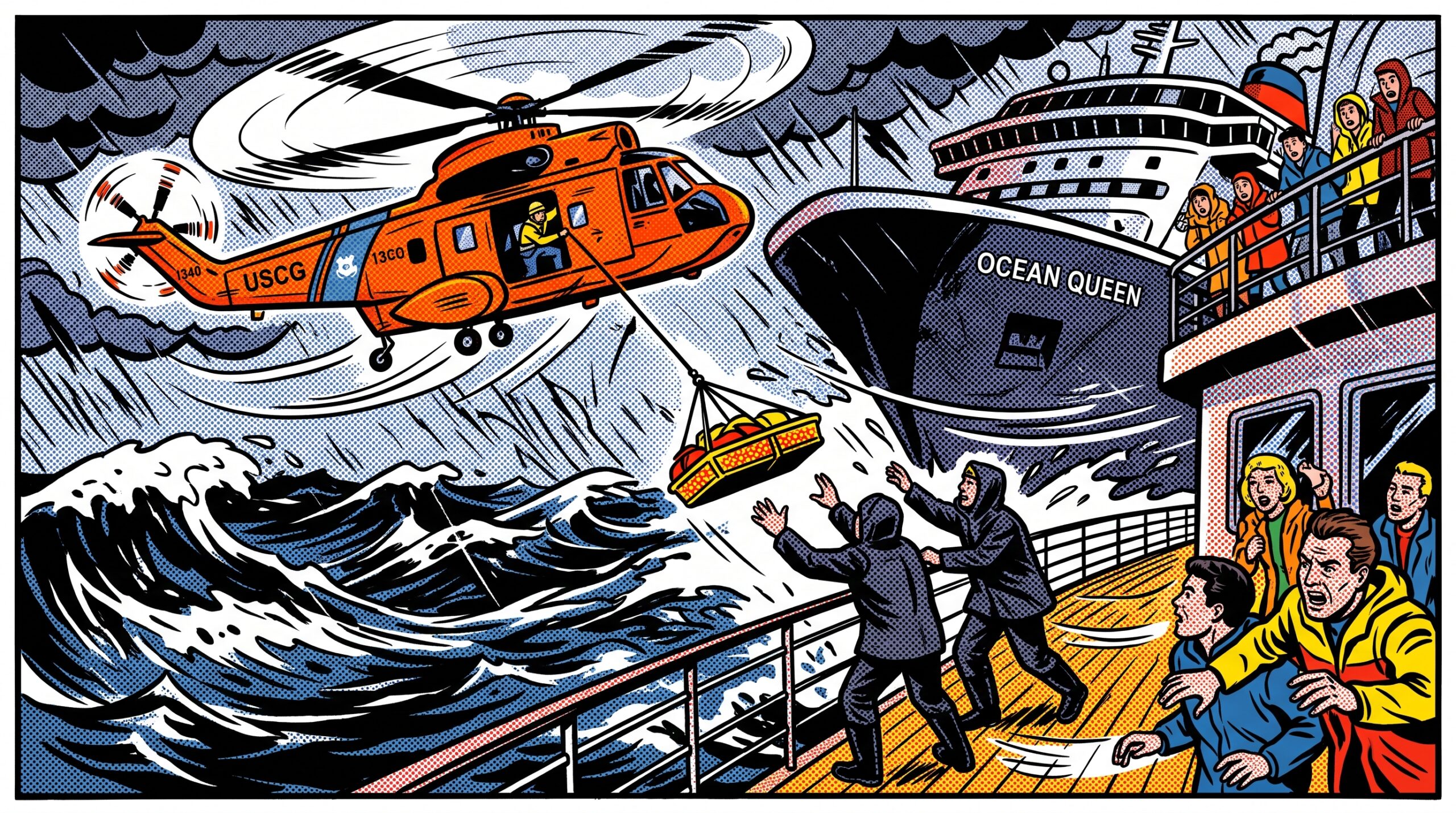 Featured image for: Coast Guard Airlifts Carnival Luminosa Passenger in High-Wind Rescue