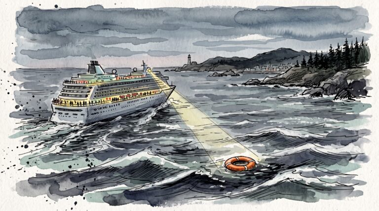 Featured image for: Cruise Crew Member Falls Overboard Off Massachusetts, Still Missing