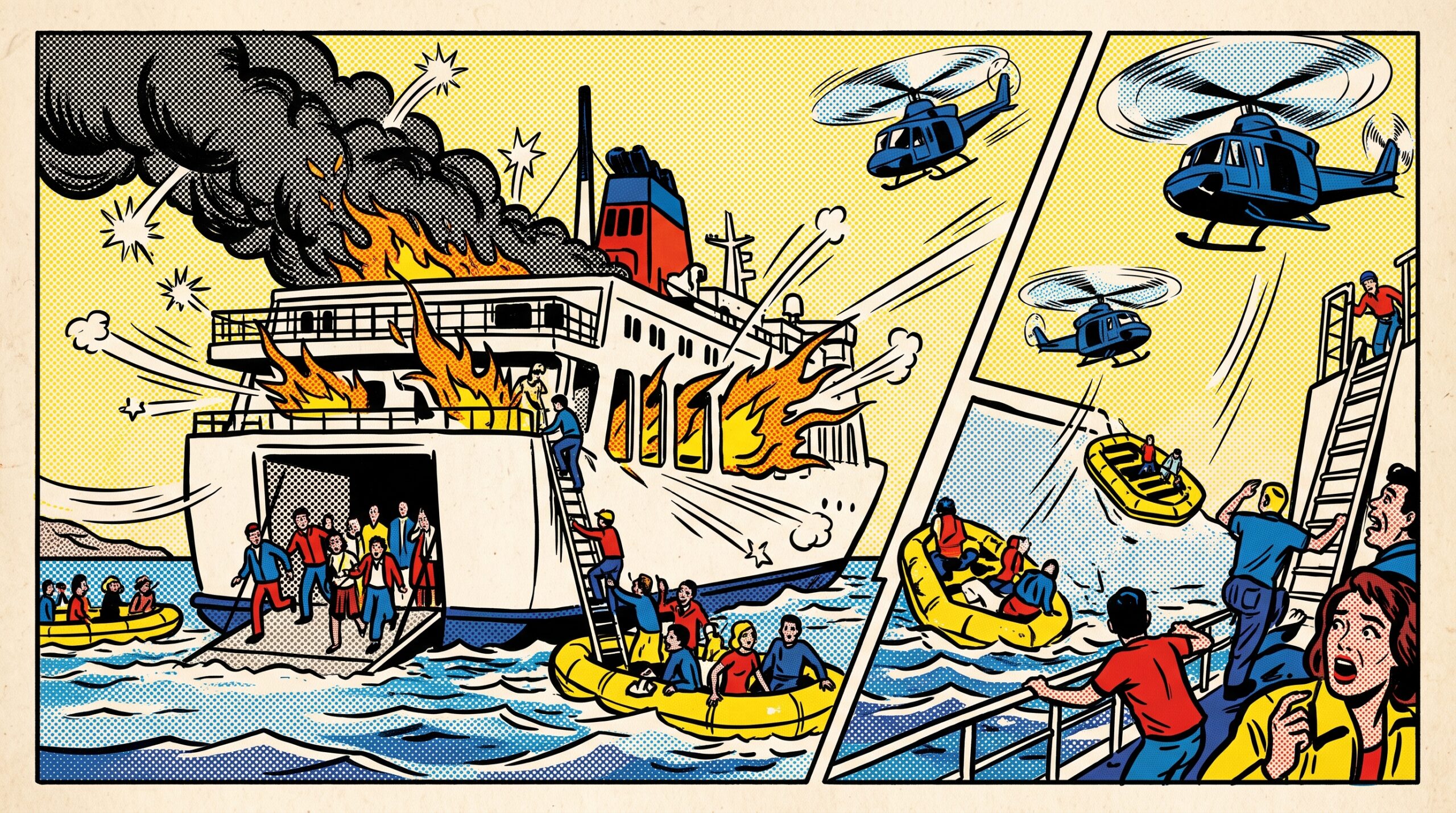 Featured image for: Fire Forces Total Evacuation of RoRo Ferry Near Mykonos