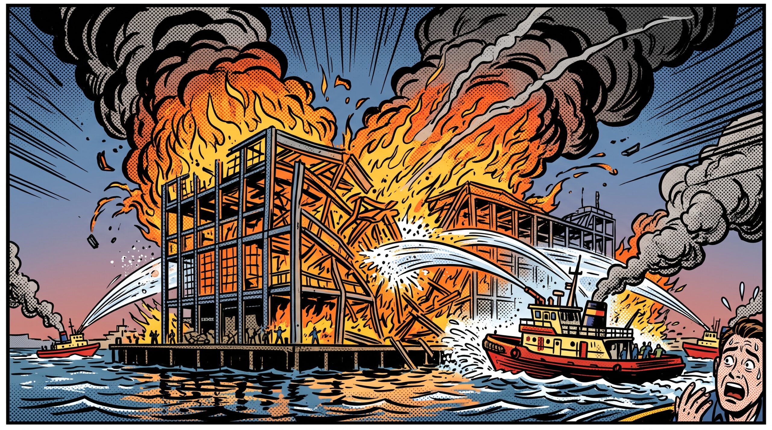 Featured image for: Whittier's $80M Cruise Dock Declared Total Loss After Fire
